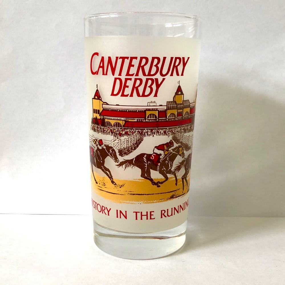 Canterbury Downs Inaugural Derby Collector’s glass